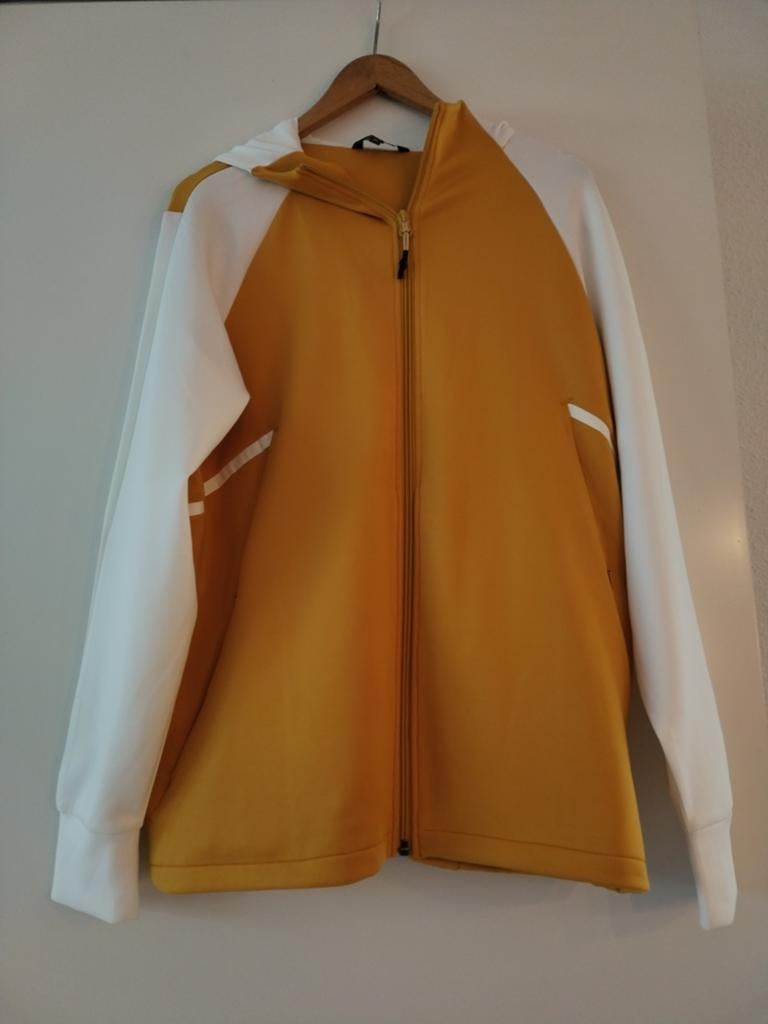 Human Nature Geel-Witte vest- Maat XL, Kleding | Dames, Geel, Maat 46/48 (XL) of groter, Ophalen of Verzenden, Zo goed als nieuw