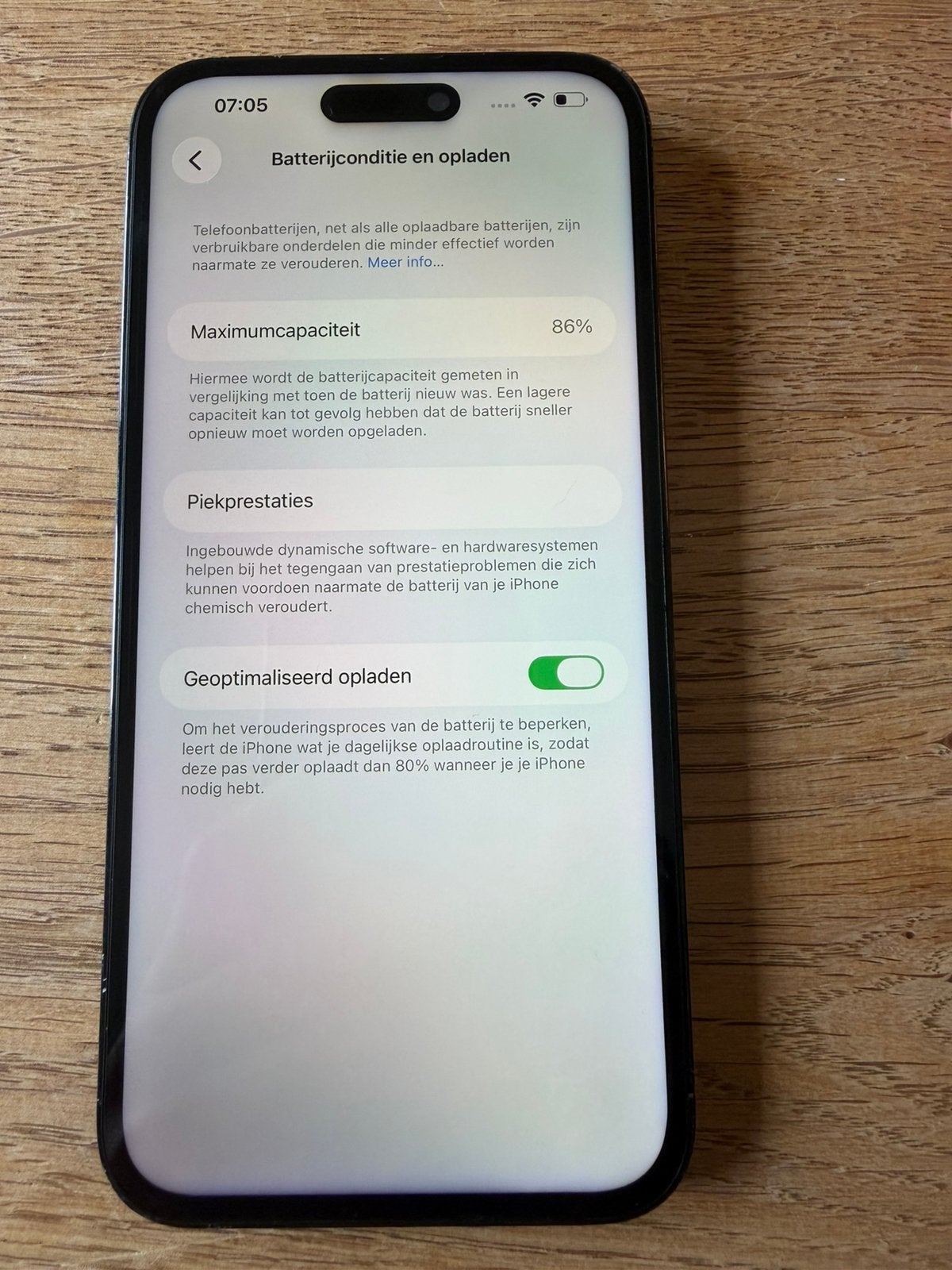 iPhone 14 Pro Max 128GB, Telecommunicatie, Ophalen, 86 %, Zwart, Zonder abonnement