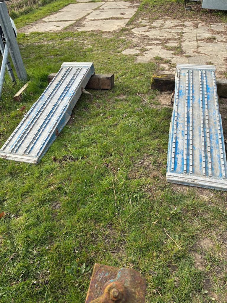 Aluminium oprijplanken, Doe-het-zelf en Verbouw, Ophalen of Verzenden, Zo goed als nieuw, Overige typen, Minder dan 2 meter