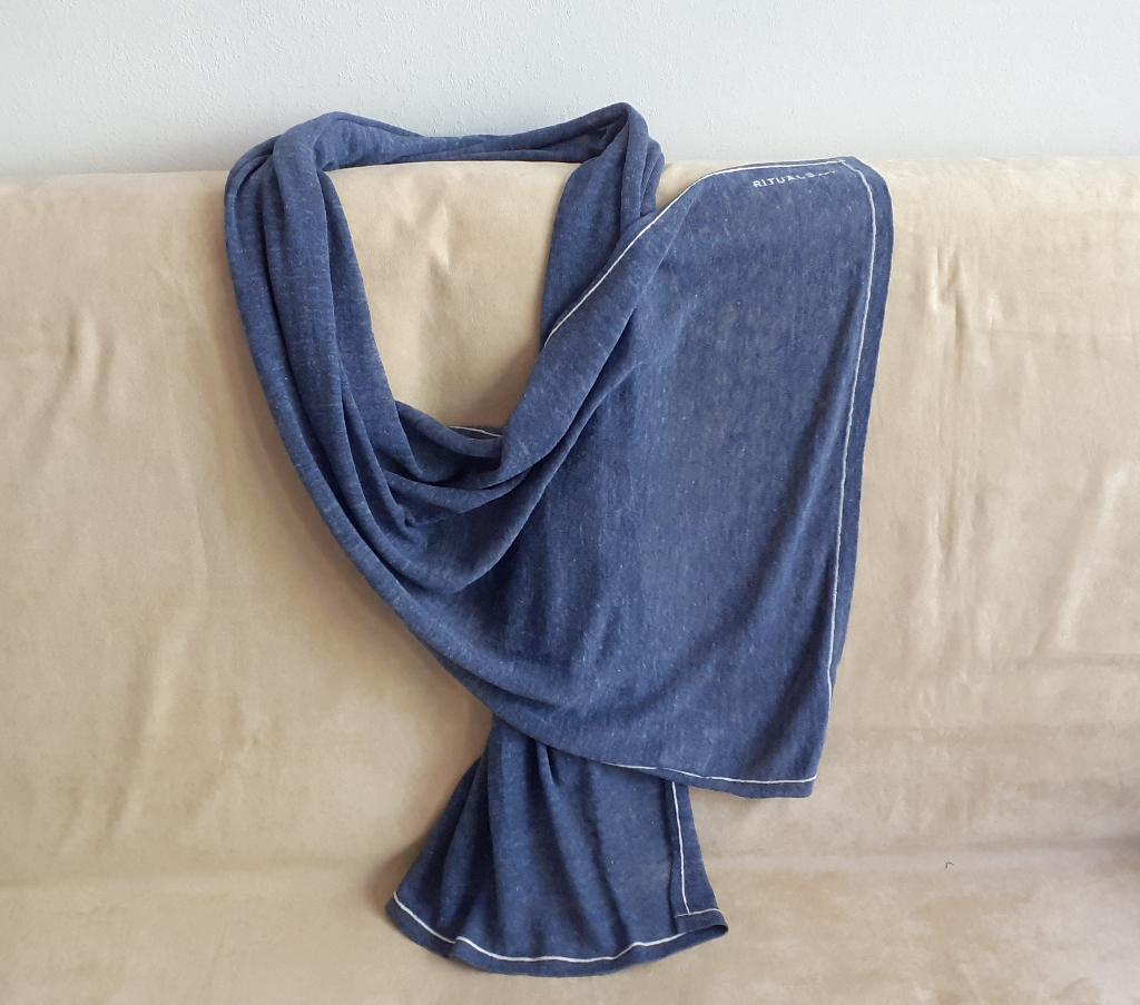 Rituals. Linnen sjaal. Lang. Blauw. 186 x 53 cm., Kleding | Dames, Mutsen, Sjaals en Handschoenen, Rituals..., Maat 46/48 (XL) of groter