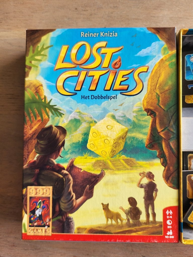Lost Cities: Het Dobbelspel - Reiner Knizia, Hobby en Vrije tijd, Een of twee spelers, Ophalen of Verzenden, Zo goed als nieuw