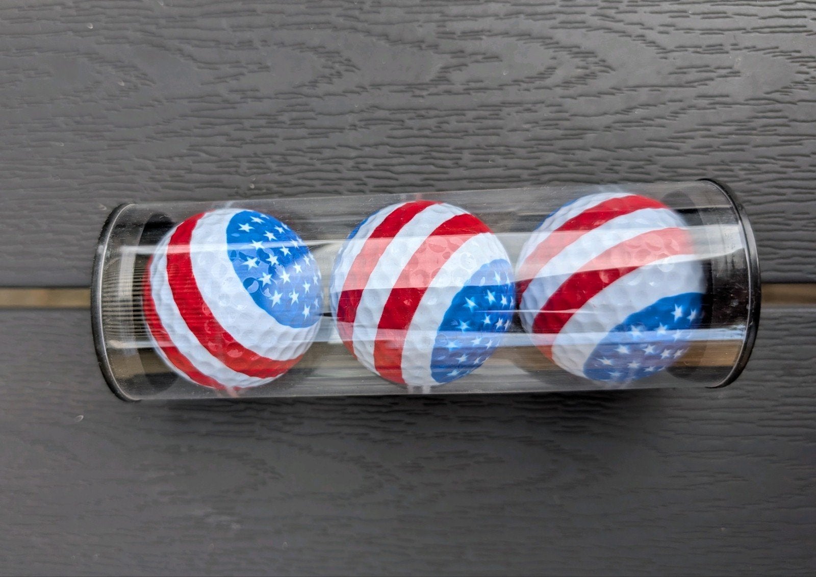 2 Sets golfballen met Amerikaanse vlag (6 stuks), Ophalen of Verzenden, Nieuw, Bal(len), Overige merken