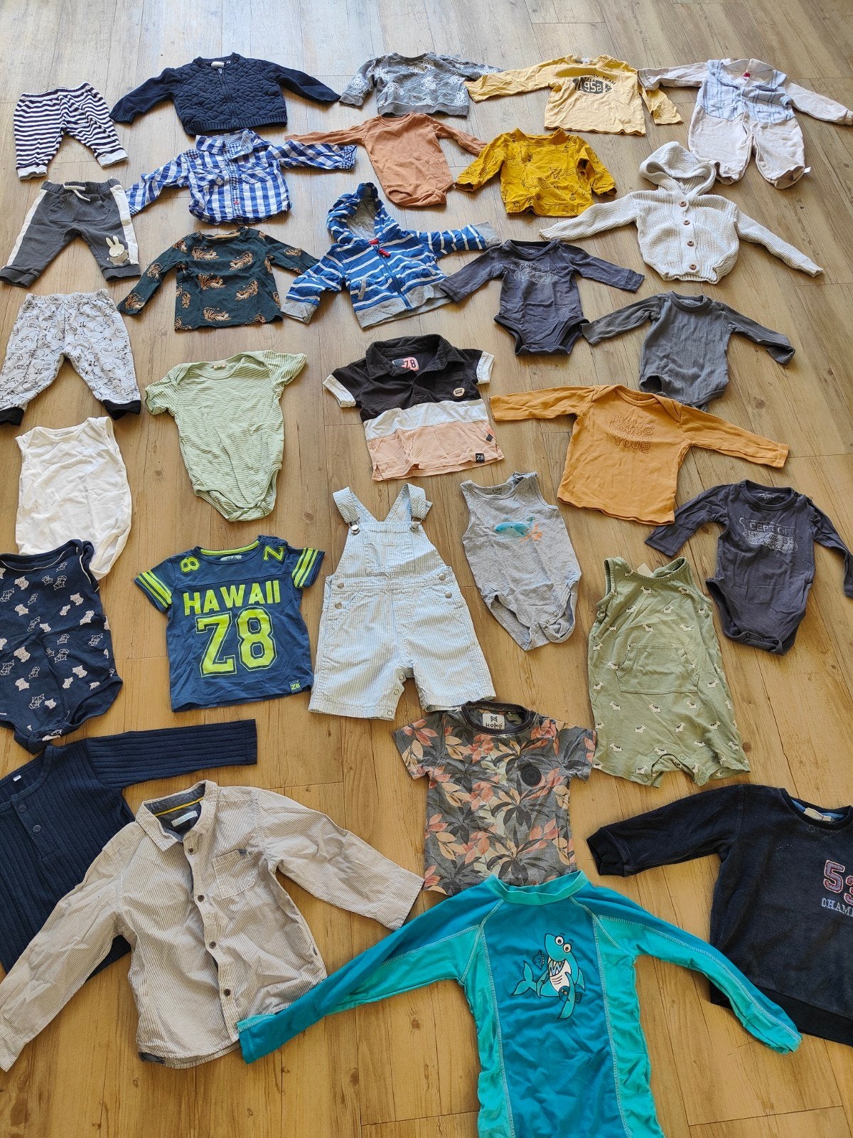 30 delig zomer kledingpakket jongen maat 74 80 Z8 Hema H&M, Ophalen of Verzenden, Jongetje