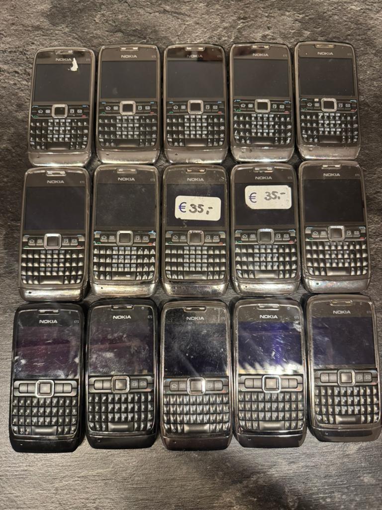 Partij Nokia E71, Telecommunicatie, Mobiele telefoons | Nokia, Ophalen of Verzenden, Zwart