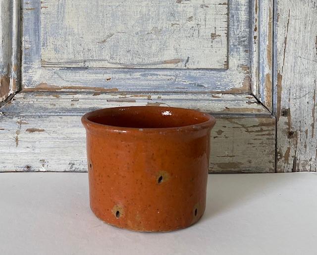 Grote oude Franse geiten kaasmal terracotta, Antiek en Kunst, Ophalen of Verzenden