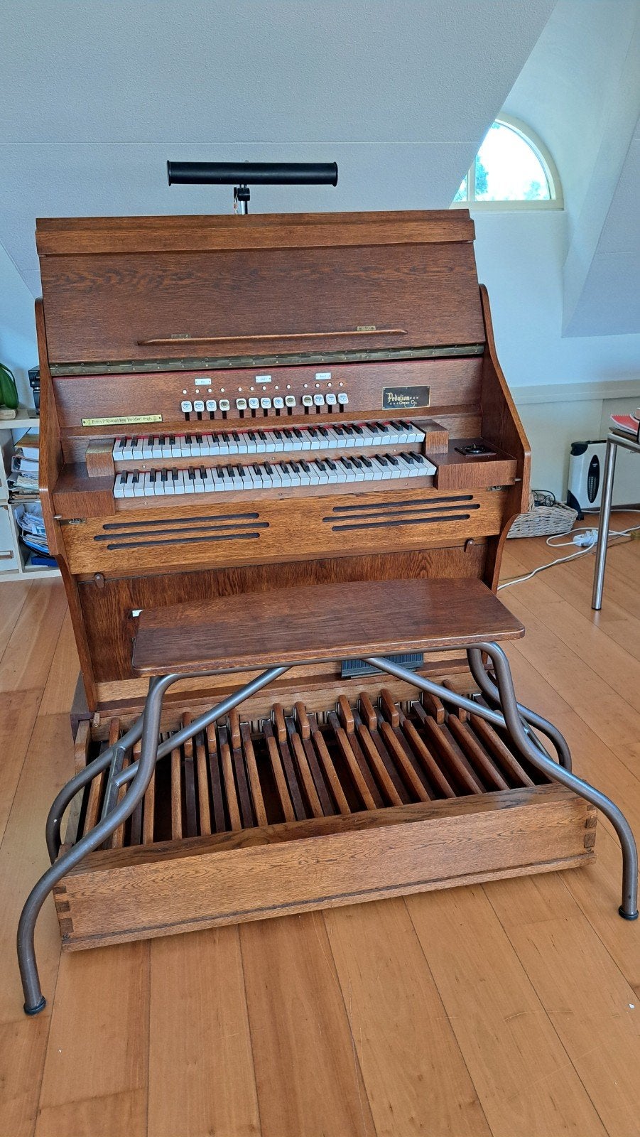 Pedaalharmonium (Pedalion) met 2 klavieren en pedaal, Muziek en Instrumenten, Orgels, Ophalen, Gebruikt, 2 klavieren, Orgel