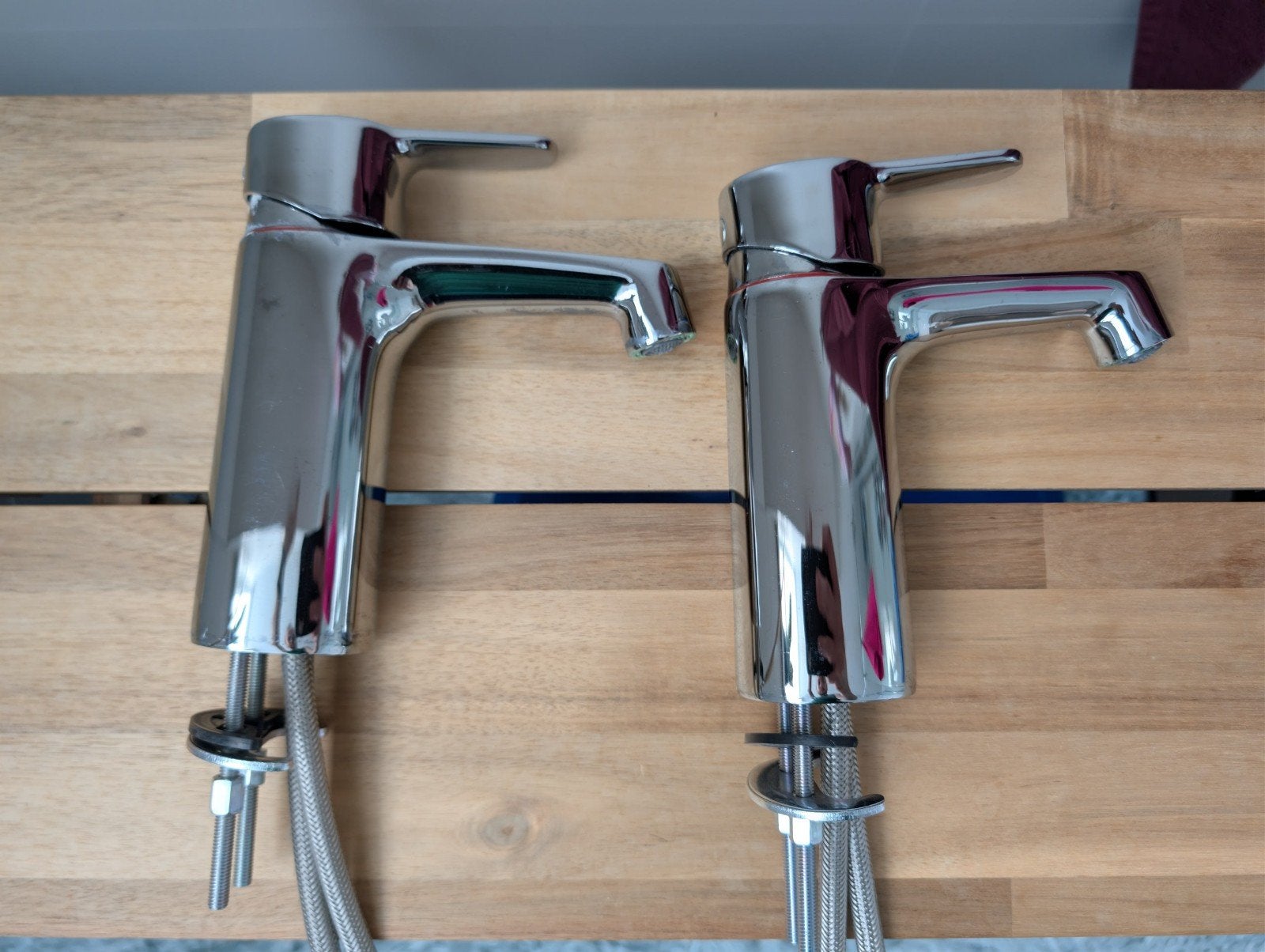 Ikea brogrund wastafelkraan - Modern design, Ophalen, Gebruikt, Chroom, Kraan