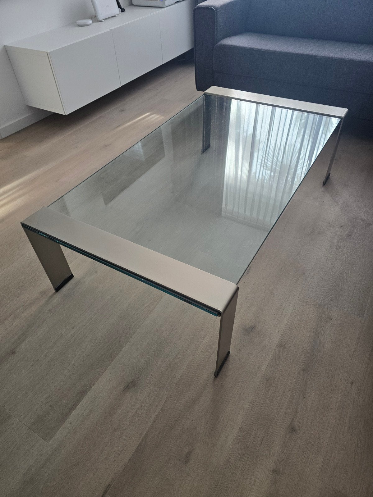 Glazen salontafel, Ophalen, Design, 50 tot 100 cm, Glas