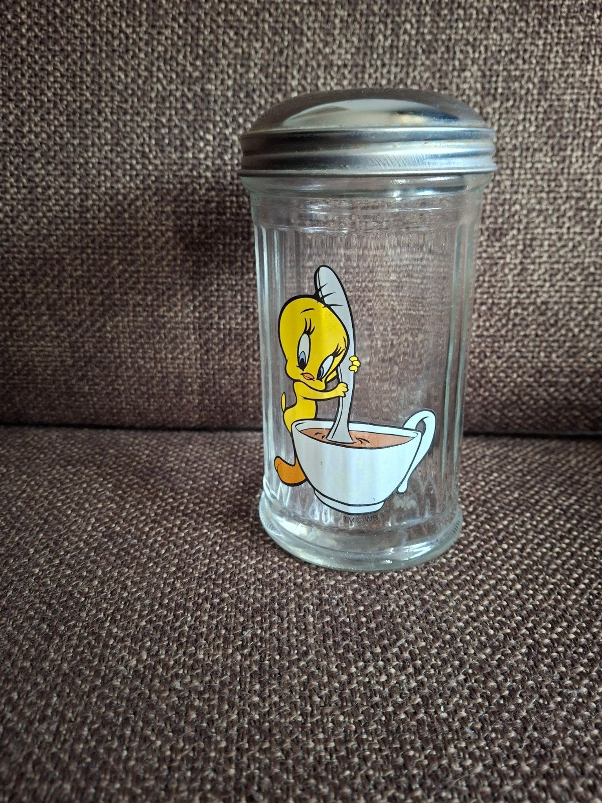Tweety Warner Bros suiker strooier glas, Ophalen of Verzenden