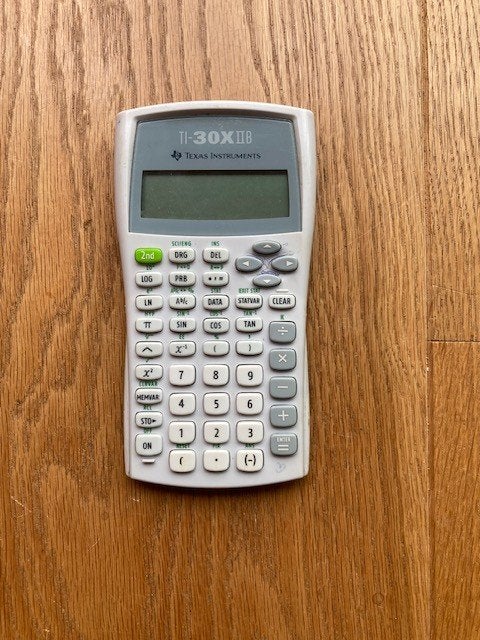 Rekenmachine TI-30XIIB, Ophalen of Verzenden, Gebruikt
