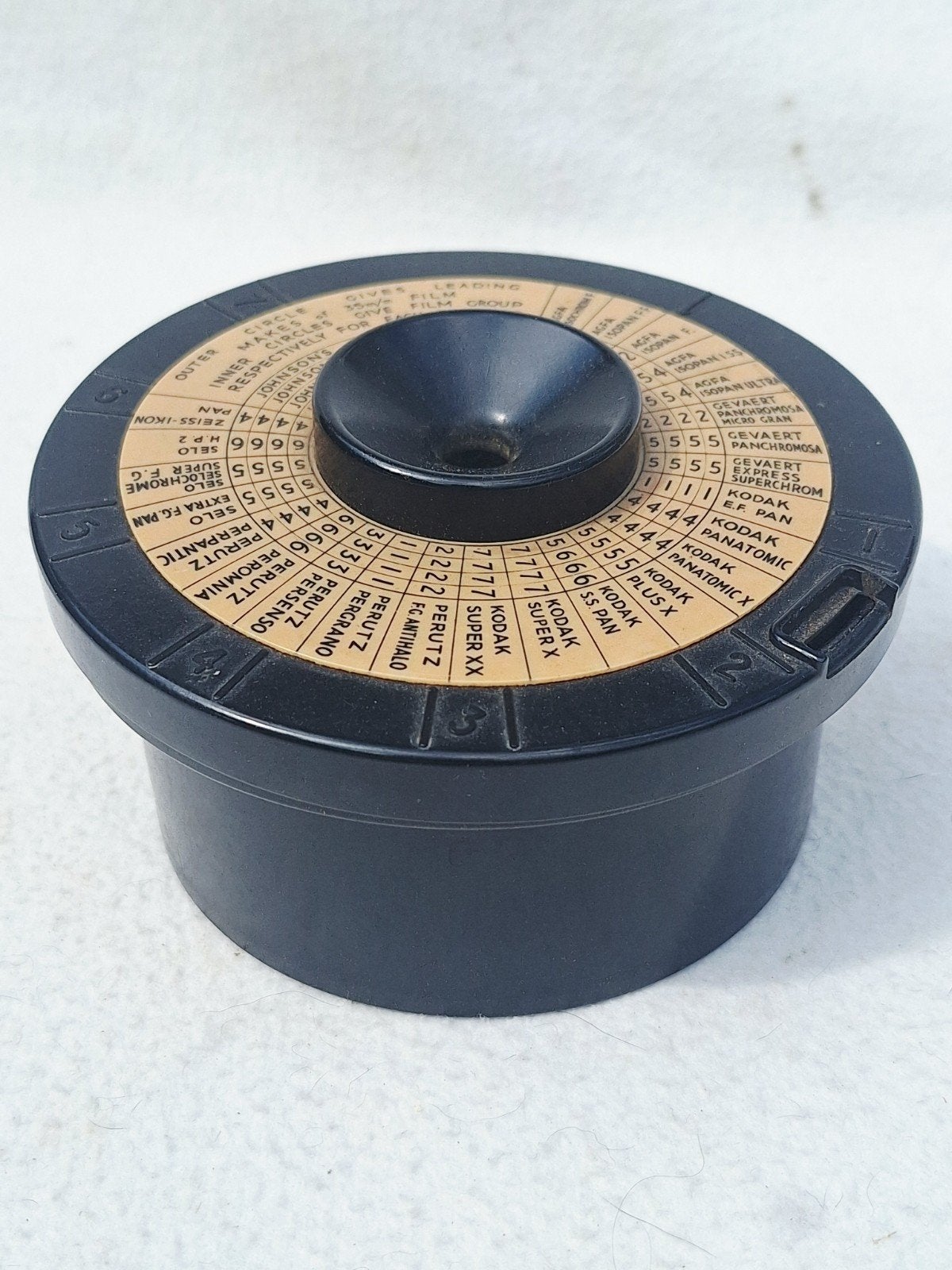 Vintage bakelieten  Paterson Ontwikkeltank met Filmspoel en, Ophalen of Verzenden, Gebruikt, Paterson, Ontwikkeltank