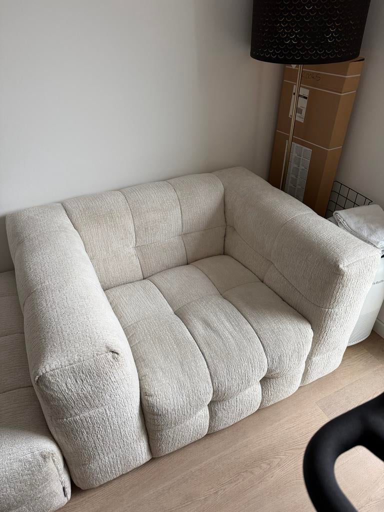 Richmond Interiors Fauteuil Merrol Cream Fusion, Huis en Inrichting, Fauteuils, Ophalen, Gebruikt, 75 tot 100 cm, 100 tot 125 cm