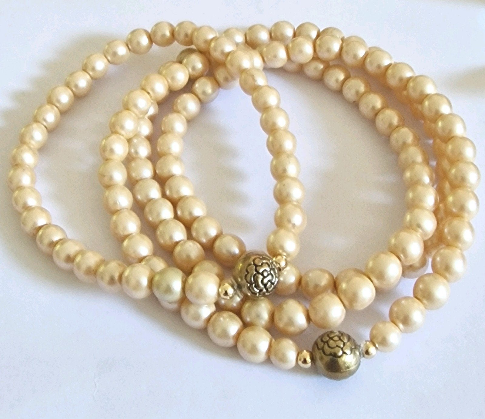 Parelketting met armband, Ophalen of Verzenden, Overige materialen