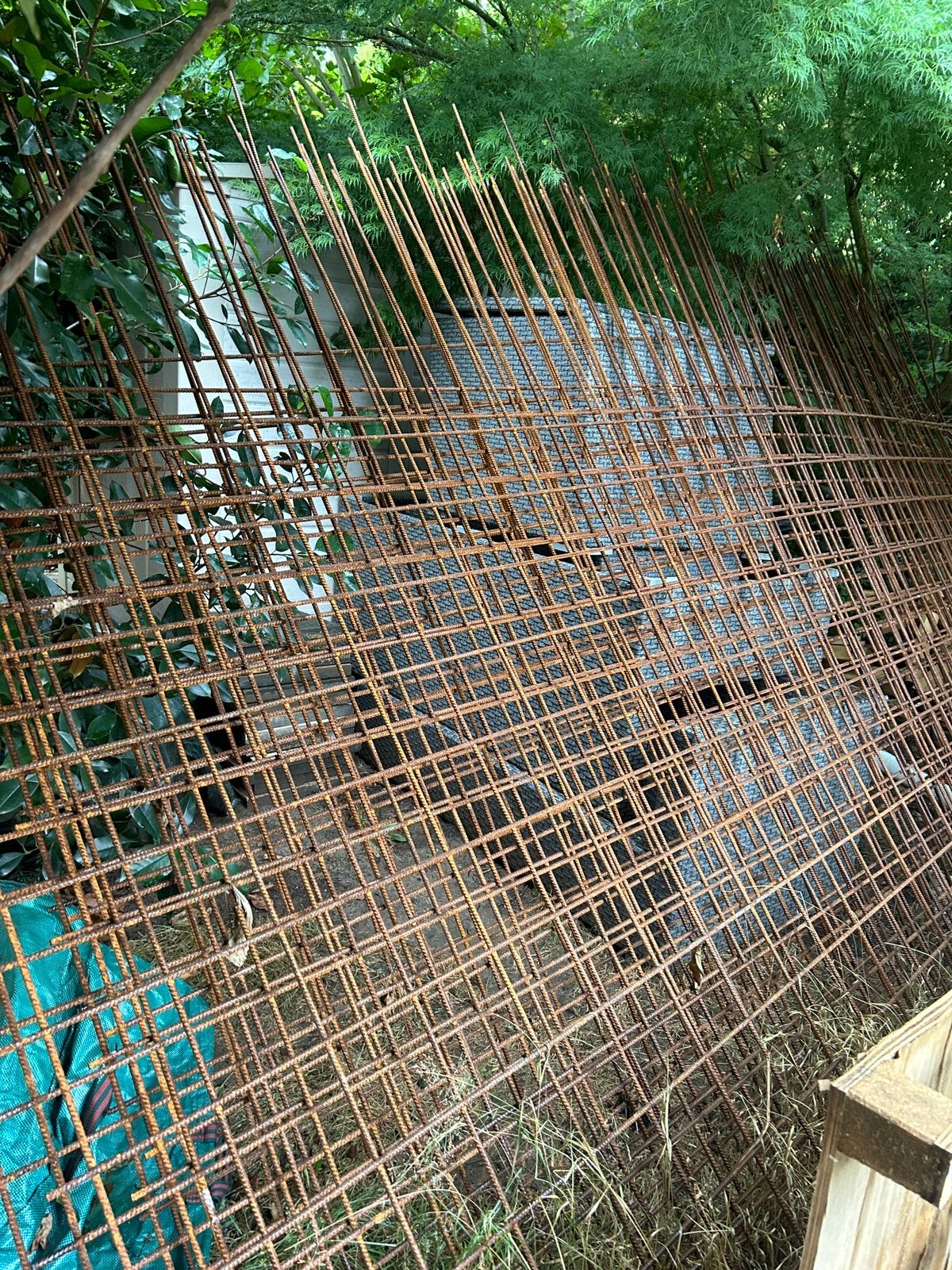 Bouwstaalmat Ø8mm - 5st, Ophalen, Zo goed als nieuw