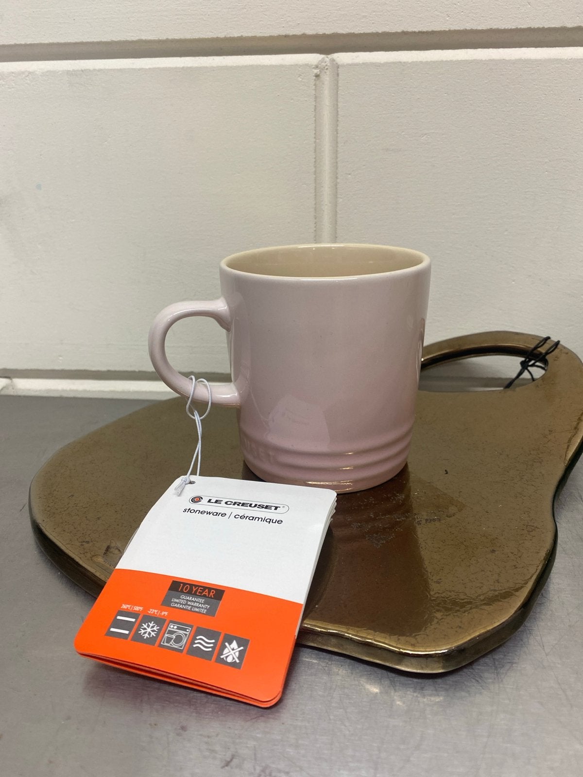 Le Creuset Mok 350ml Aardewerk Shell Pink Nieuw, Huis en Inrichting, Keuken | Servies, Overige merken, Onbekend, Nieuw, Onbekend