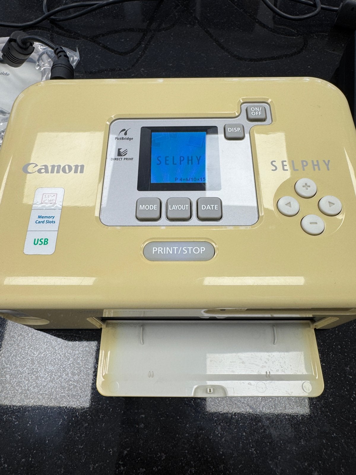 Canon Selphy CP720 Compacte Fotoprinter, Computers en Software, Printers, Gebruikt, Fotoprinter, PictBridge, Kleur printen