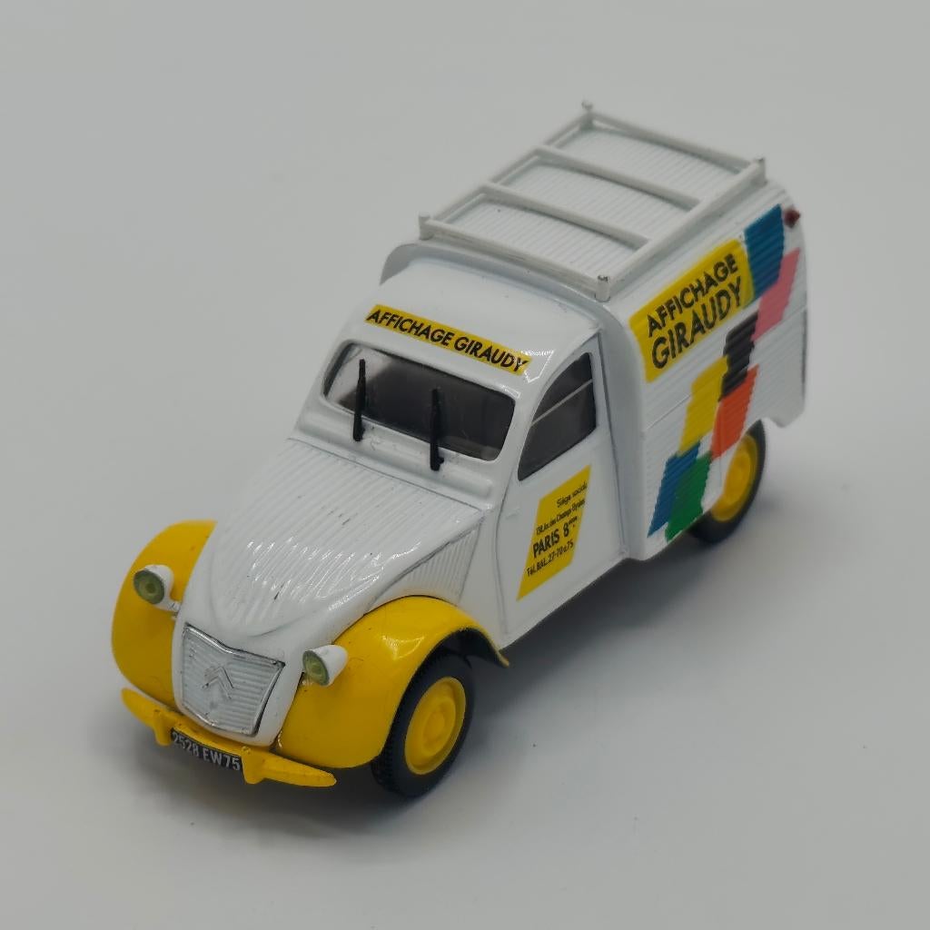 Citroën 2CV AZU besteleend schaal 1/43 wit, Hobby en Vrije tijd, Modelauto's | 1:43, Ophalen of Verzenden, Zo goed als nieuw, Auto