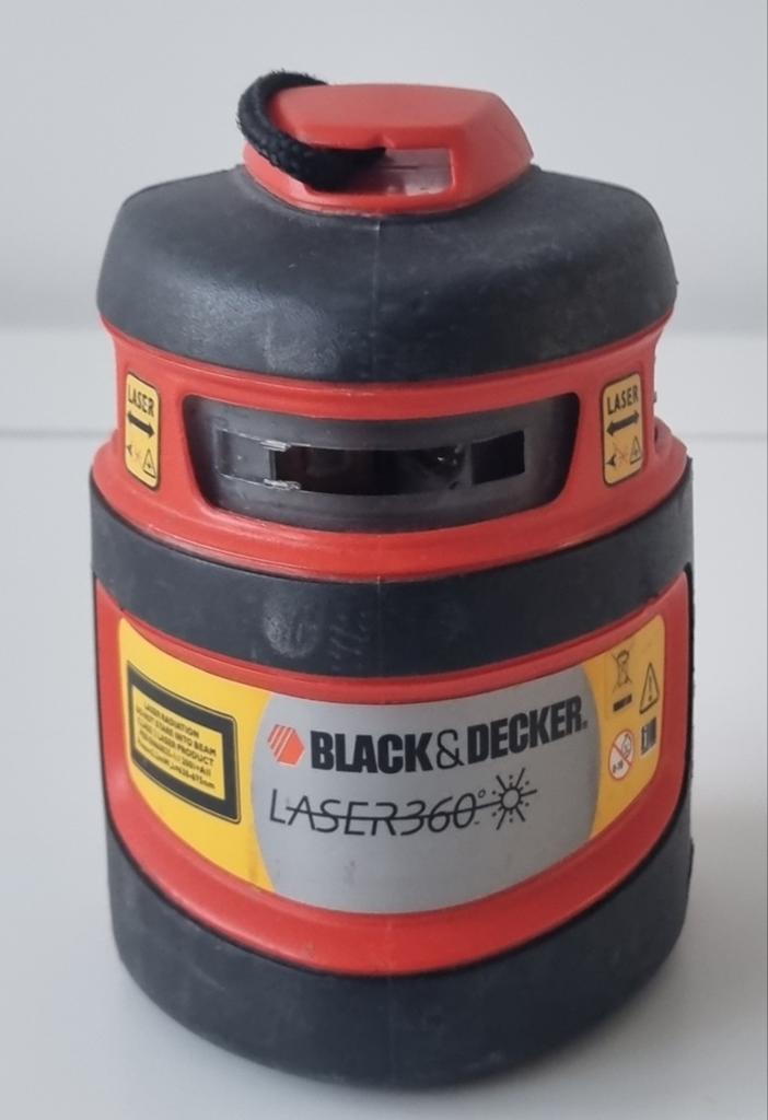 Black & Decker Laser360 - Perfect voor horizontale en 360 l, Doe-het-zelf en Verbouw, Meetapparatuur, Ophalen of Verzenden, Zo goed als nieuw
