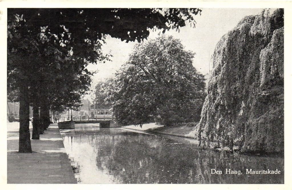 Den Haag, Mauritskade - 1951 gelopen, Ophalen of Verzenden, 1940 tot 1960, Gelopen, Zuid-Holland