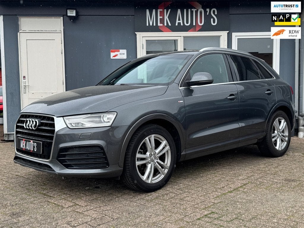 Audi Q3 1.4 TFSI 3x S-LINE/FACELIFT/LED/PANO/BOSE/HALF LEDER, 1380 kg, 4 cilinders, 150 pk, SUV of Terreinwagen