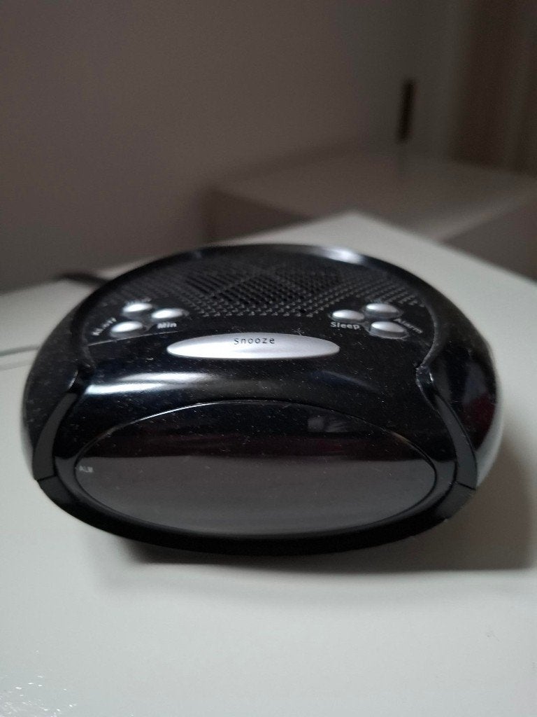 Te koop: Wekker zwart, Ophalen, Gebruikt, Analoog