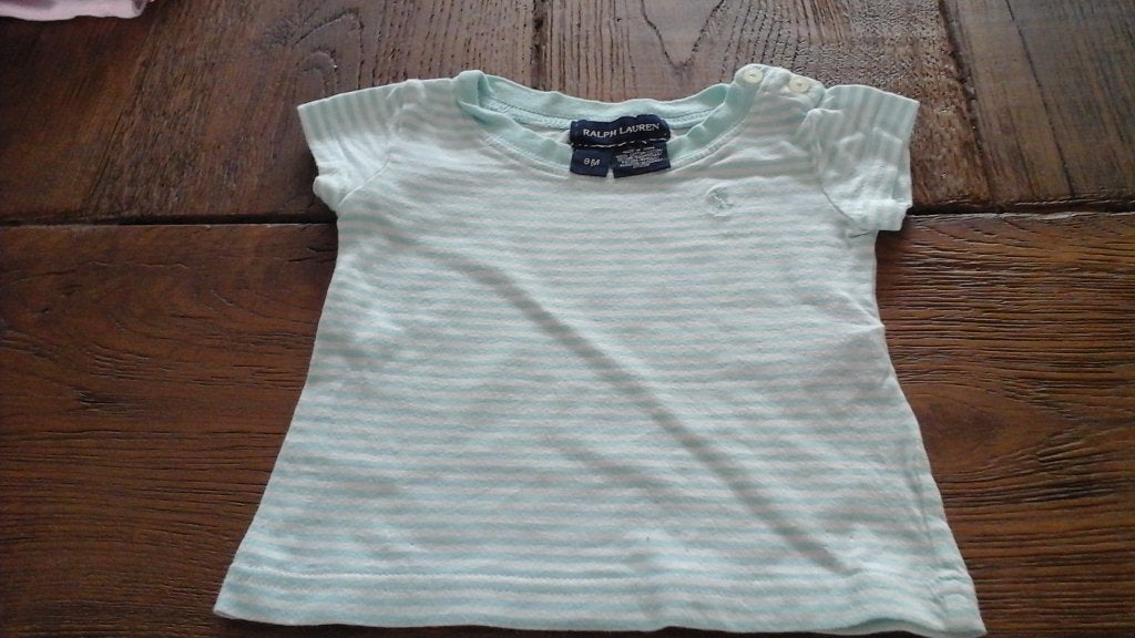 Ralph Lauren shirt.   9  mnd, Meisje, Ophalen of Verzenden, Zo goed als nieuw, Ralph Lauren