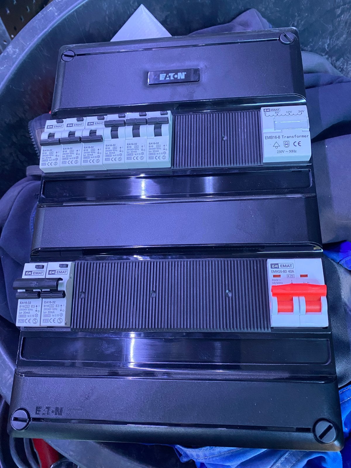 Eaton Groepenkast met Installatieautomaten en Trafo, Ophalen of Verzenden, Gebruikt, Eaton, Groepenkast