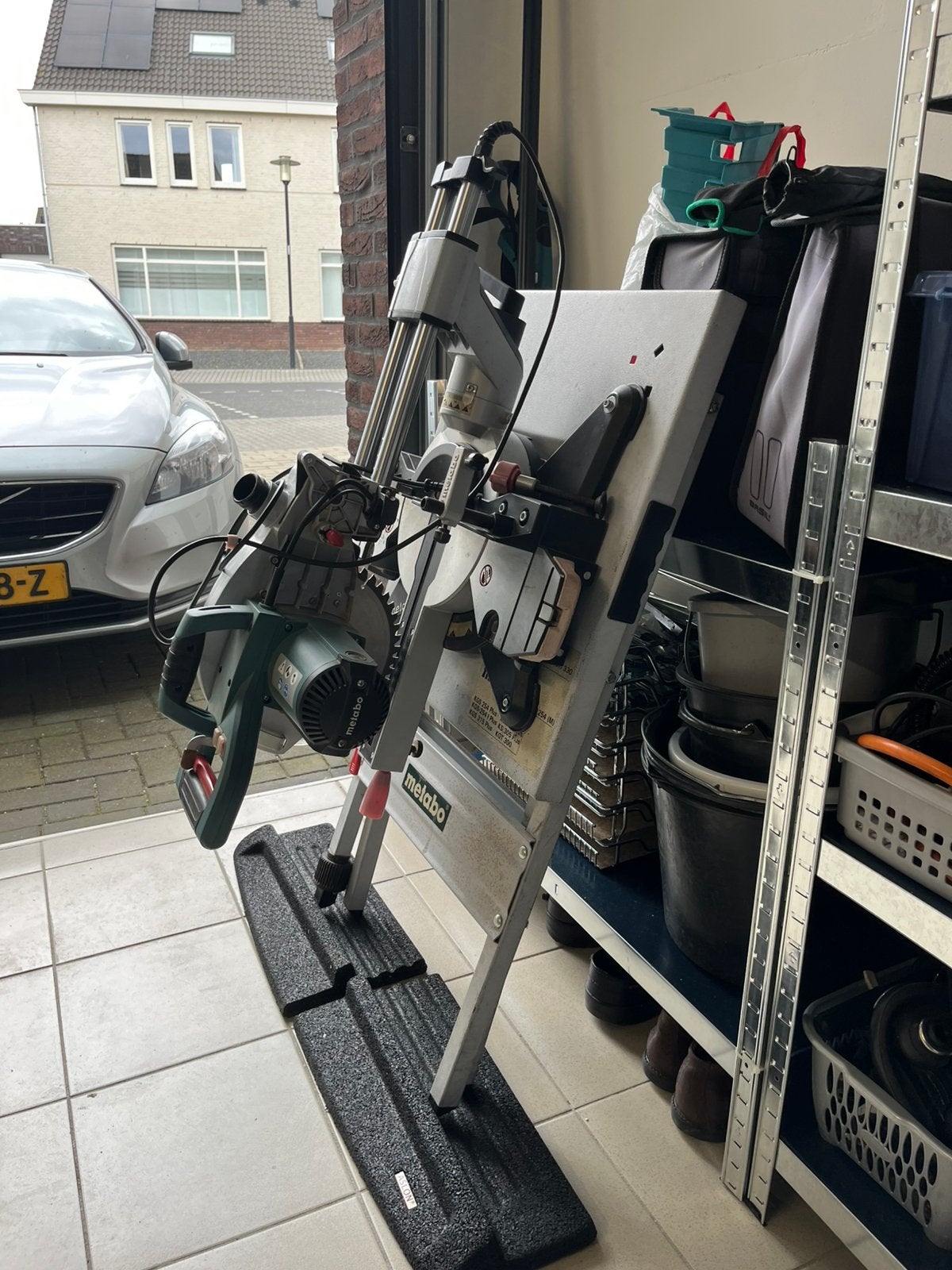 Afkortzaag, Doe-het-zelf en Verbouw, Gereedschap | Zaagmachines, Ophalen, Gebruikt, Afkortzaag, 30 tot 70 mm
