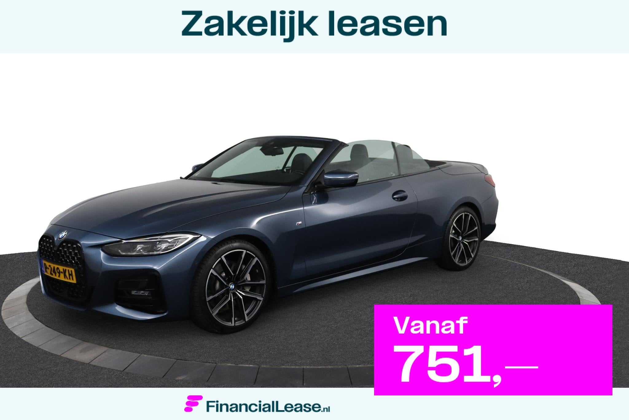 BMW 4 Serie Cabrio 430i High Executive | Dealeronderhouden |, 1998 cc, Parkeerassistent, Gebruikt, Euro 6