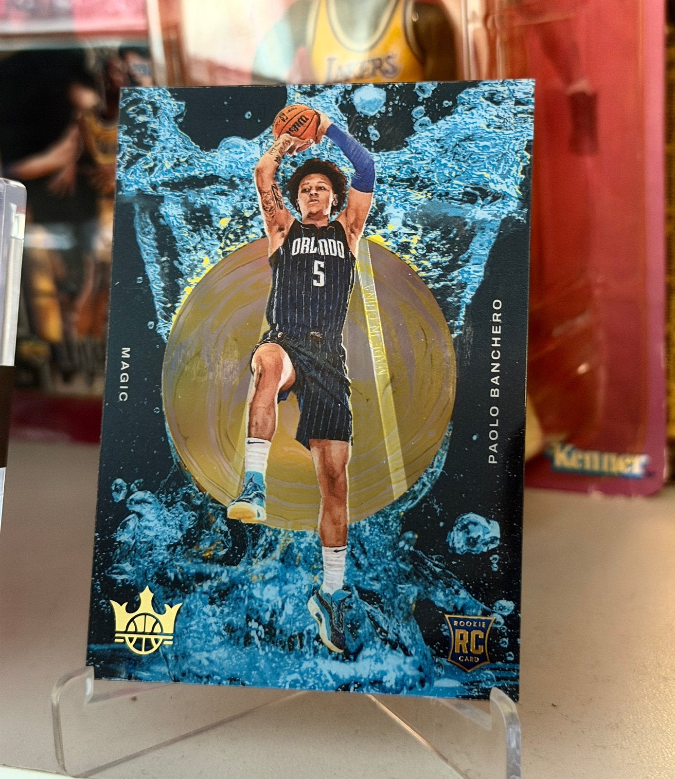 NBA Paolo Banchero Rookie RC Panini Court Kings Acetate Card, Sport en Fitness, Basketbal, Ophalen of Verzenden, Zo goed als nieuw