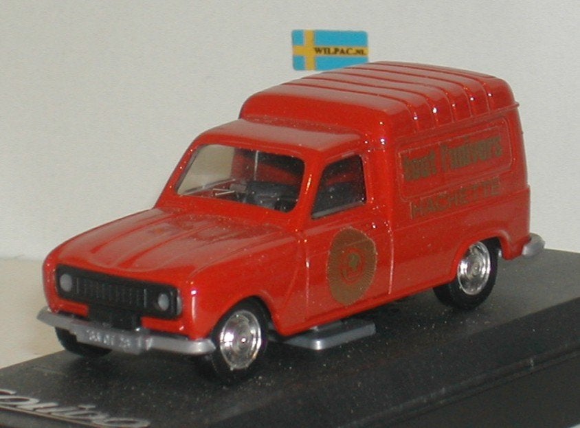 Renault 4. F4 bestel fourgonette. Hachette 1:43 Solido Verem, Ophalen of Verzenden, Nieuw, Auto, Overige merken
