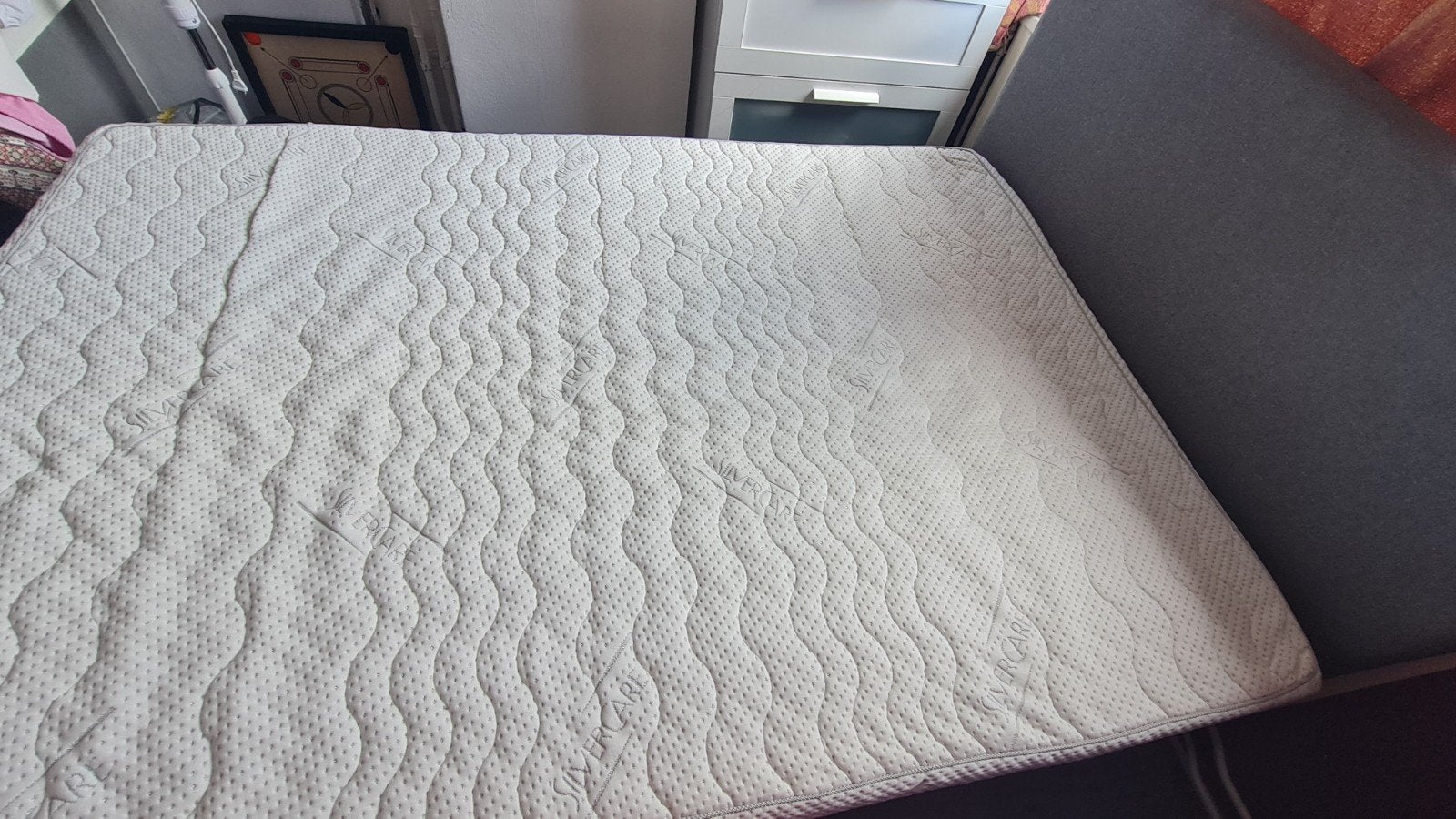 Mooie topper, Ophalen of Verzenden, Zo goed als nieuw, Tweepersoons, 140 cm