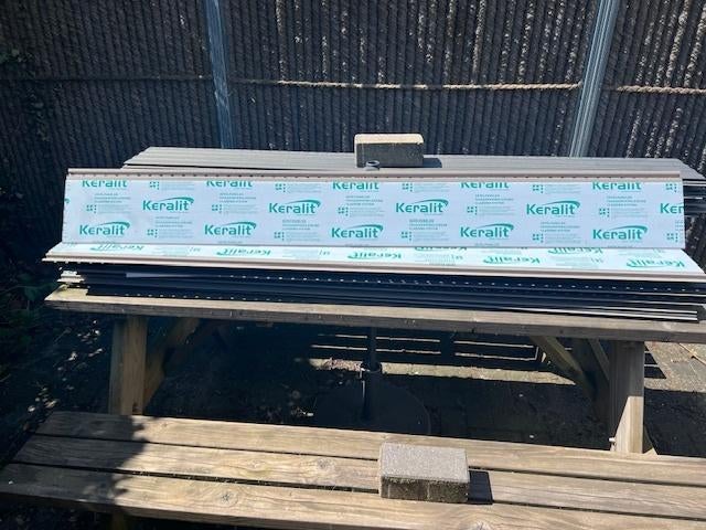 keralit panelen 190mm vergrijsd ceder houtnerf bestnr 2819, Gevelrenovatie
