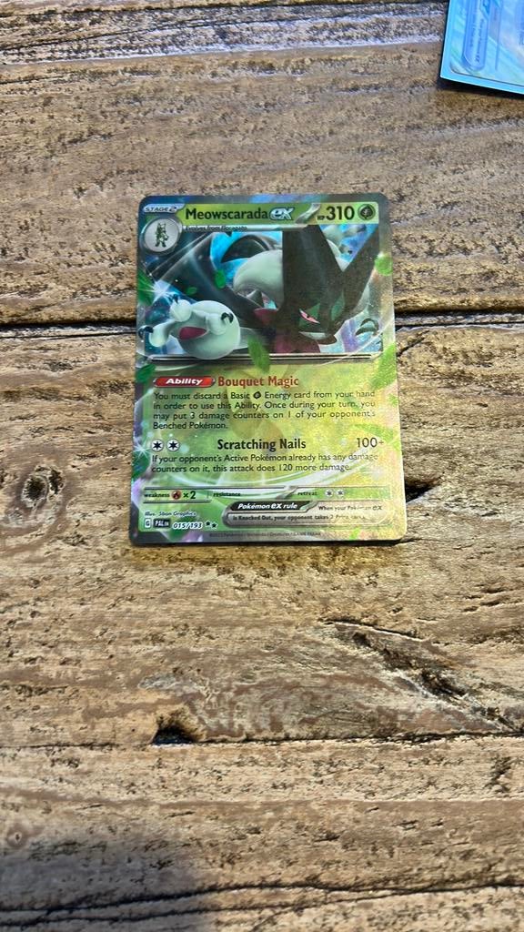 Meowscarada pokemon kaart, Ophalen of Verzenden, Zo goed als nieuw