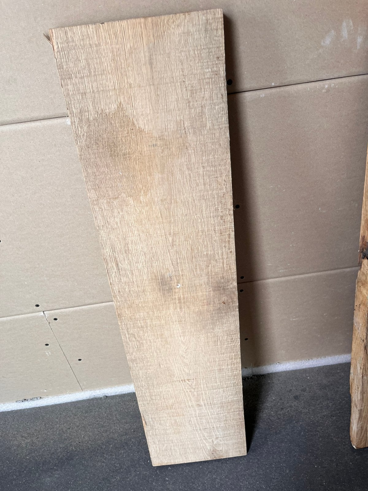 Eiken wandplank nö 2, Ophalen, Zo goed als nieuw, 250 cm of meer, Planken