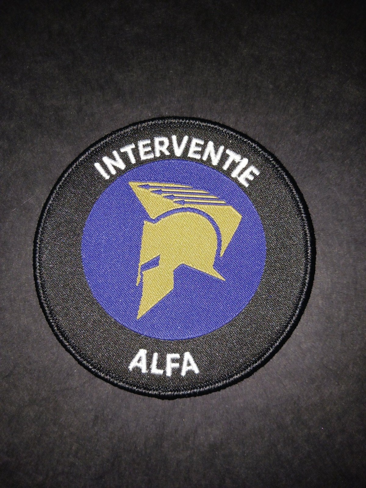 Interventie Alfa embleem DSI speciale eenheden GEEN repro, Verzamelen, Ophalen of Verzenden