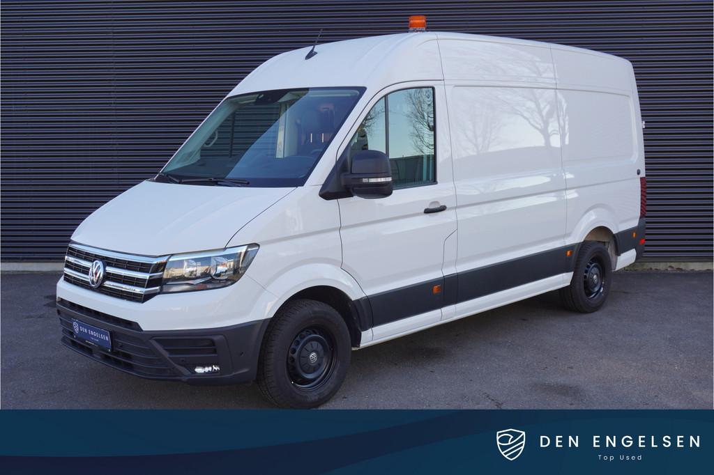 Volkswagen Crafter 35 177pk RWD L3H3/L2H2 3500kg Trekhaak Ap, Auto's, Gebruikt, 4 cilinders, Volkswagen, Wit