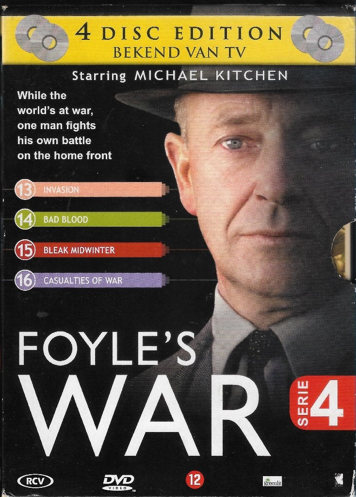 Boxset (4 DVD's) Foyle's War - Seizoen 4, Nederlands, Ophalen of Verzenden, Oorlog, Vanaf 12 jaar