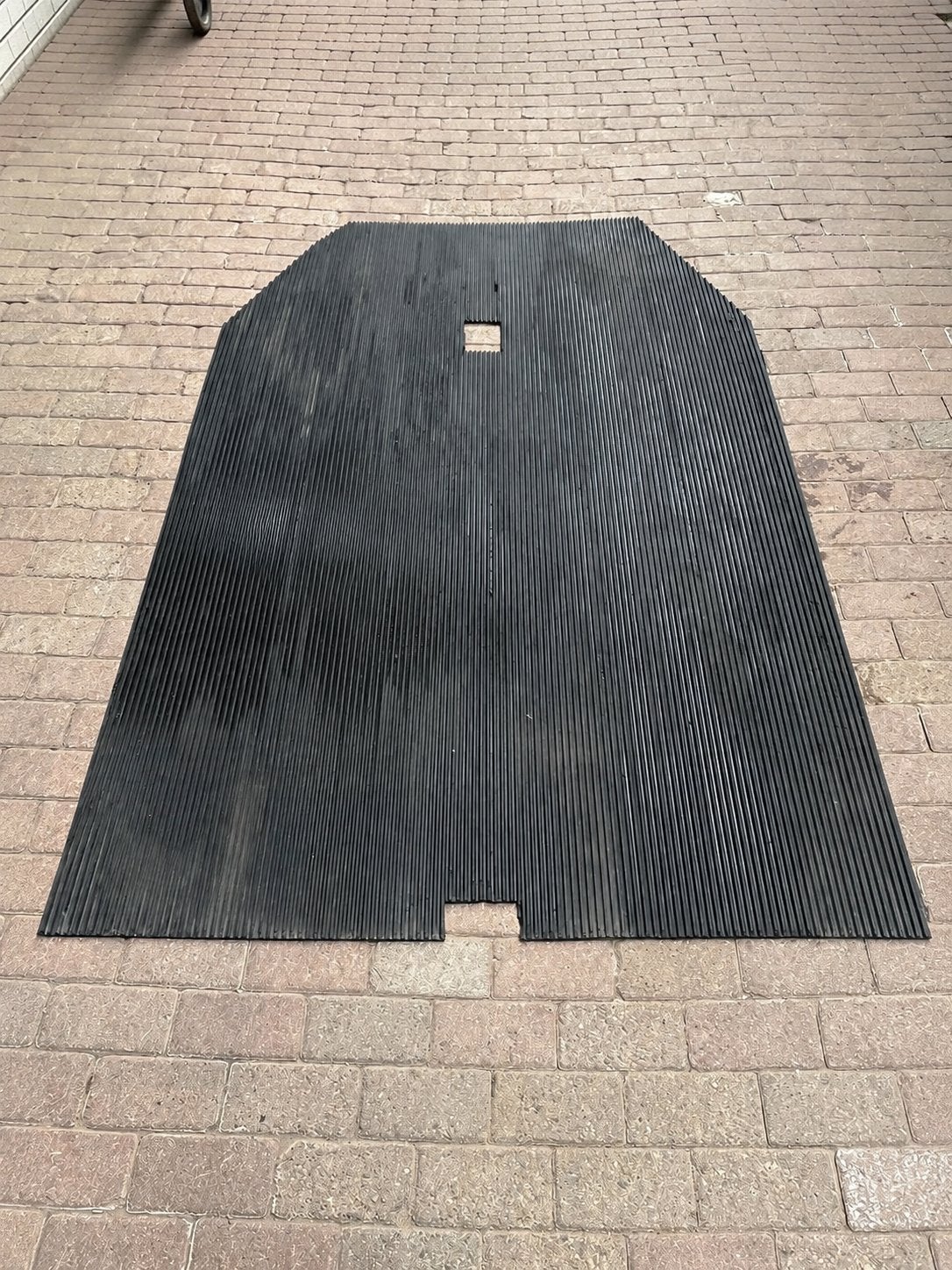 Rubberen bodemmat voor 2-paards paardentrailer, Dieren en Toebehoren, Ophalen, Zo goed als nieuw