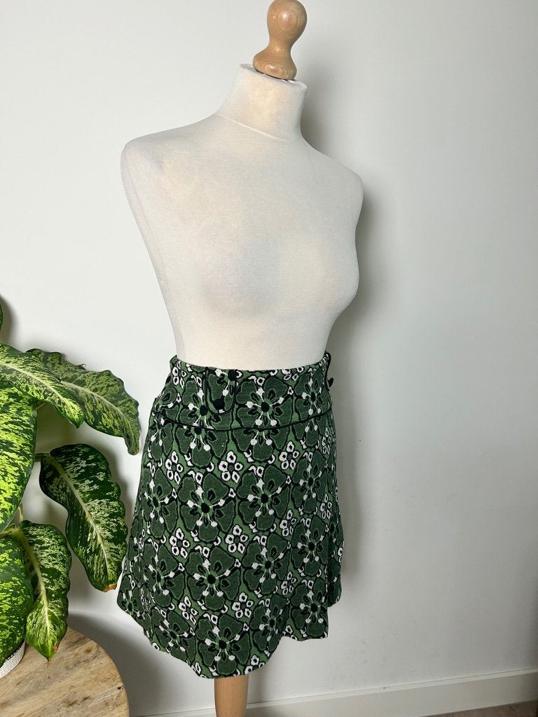King Louie maat XL groene bloemen Alijn rok 3440, Maat 46/48 (XL) of groter, Ophalen of Verzenden, Zo goed als nieuw, King Louie