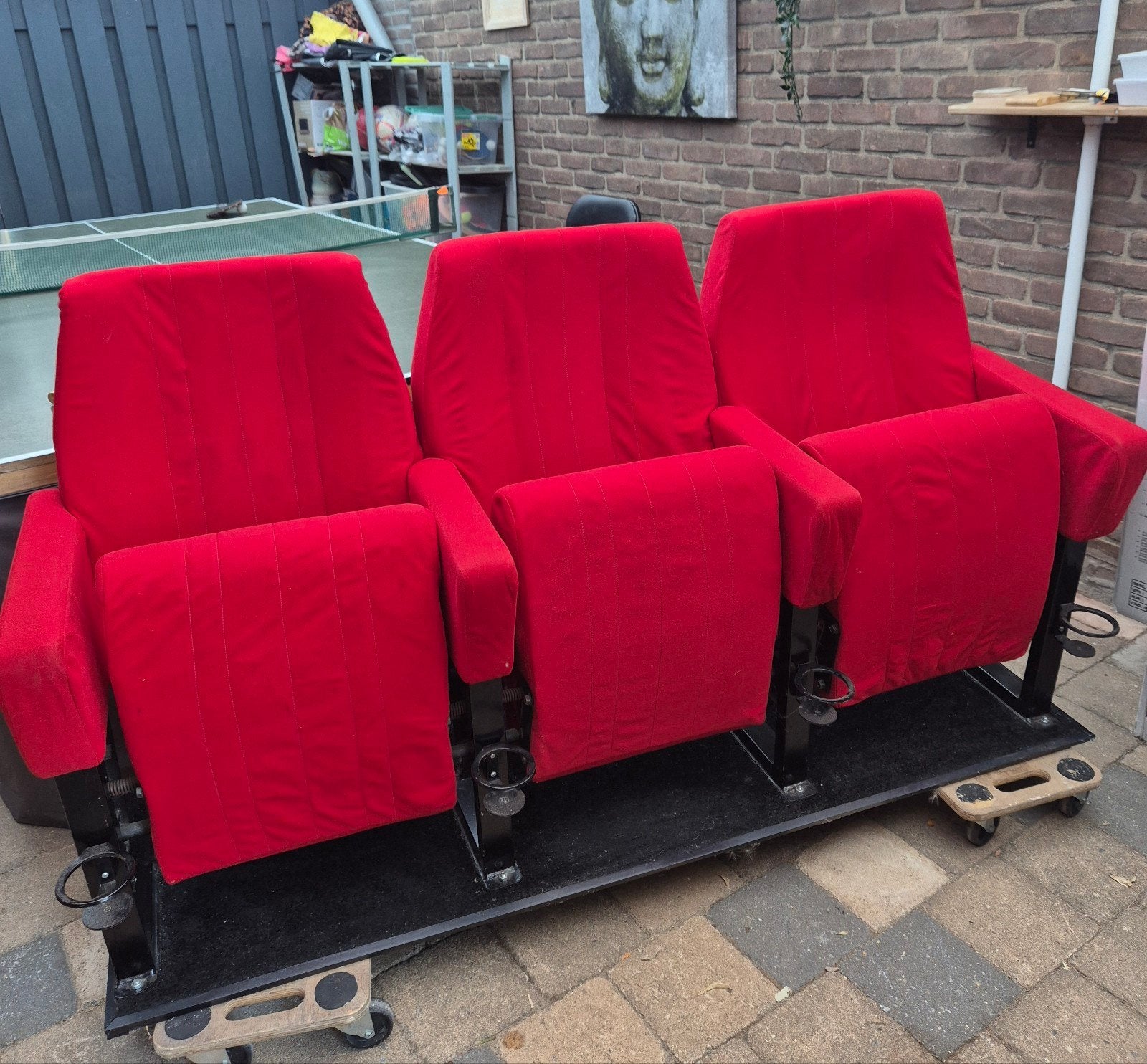 bioscoopstoelen, Ophalen, Gebruikt, 75 tot 100 cm