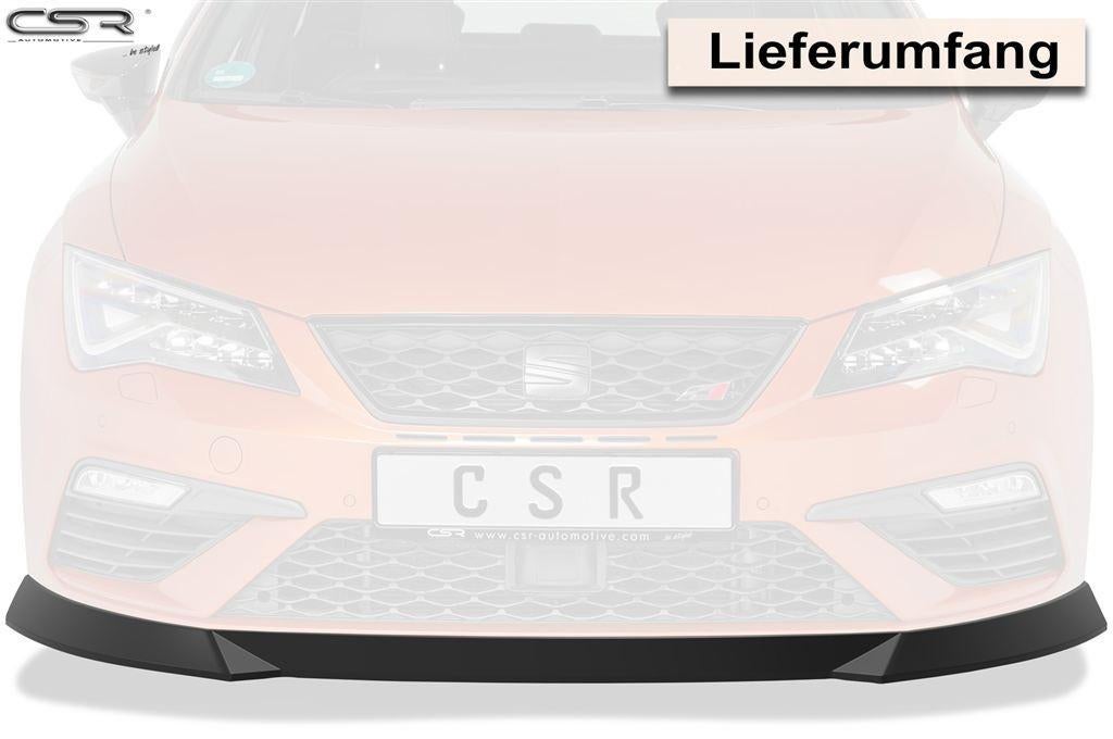 CSR Splitter Spoiler Seat Leon 3 Cupra/FR CSL411, Verzenden, Automotive Parts, A.parts@hotmail.nl, Trasmolenlaan 12 3447 GZ Woerden
