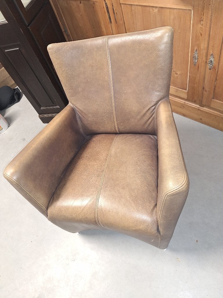 Jess leren stoelen, Ophalen, Gebruikt, Minder dan 75 cm, Leer