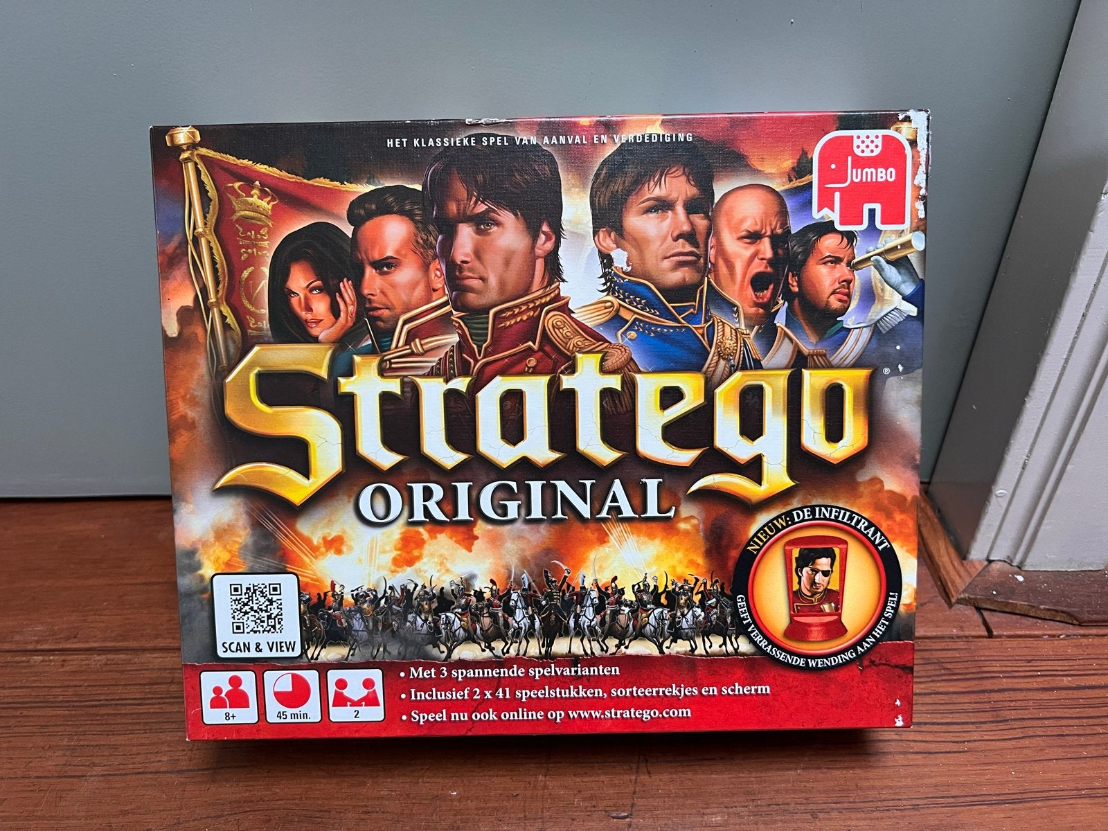 Stratego Original Bordspel - Jumbo, Een of twee spelers, Ophalen of Verzenden, Zo goed als nieuw