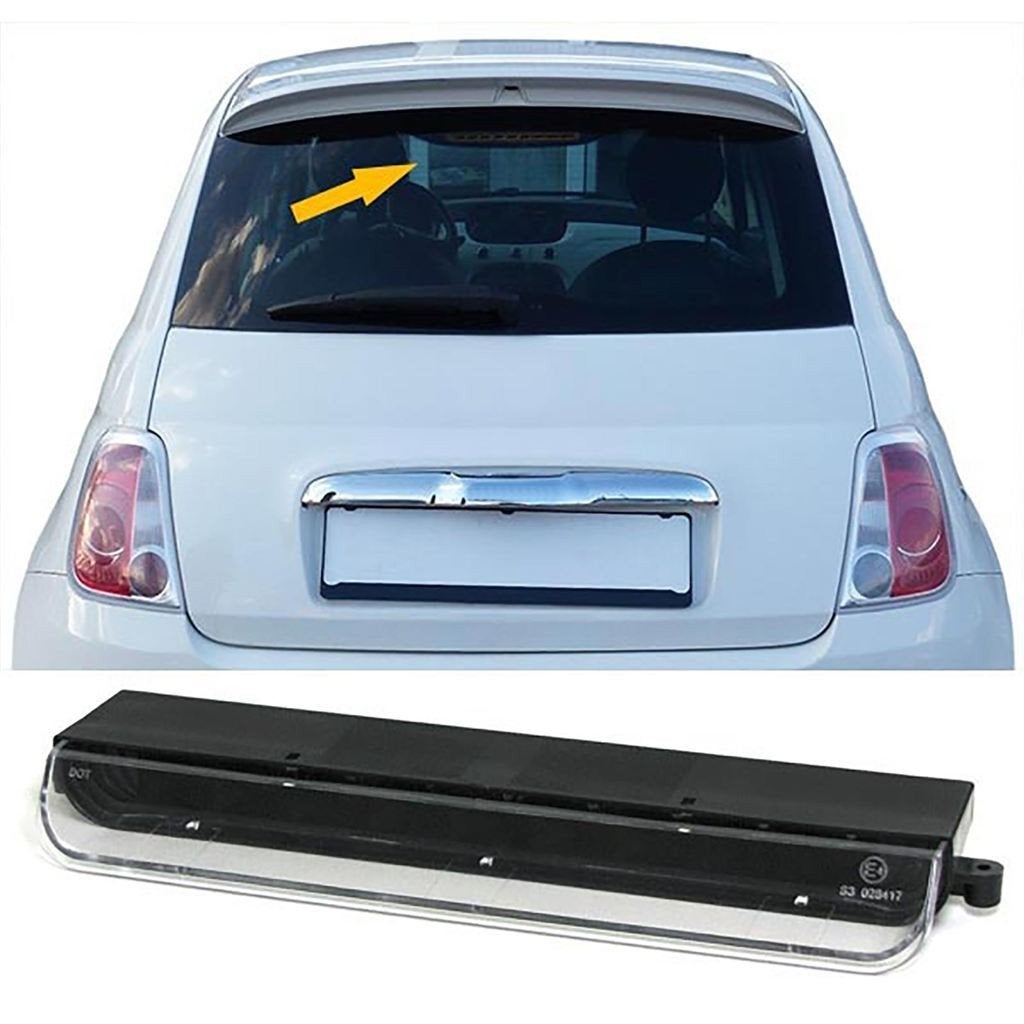 Derde Remlicht Voor Fiat 500 Smoke Glas 2007 t/m 2024