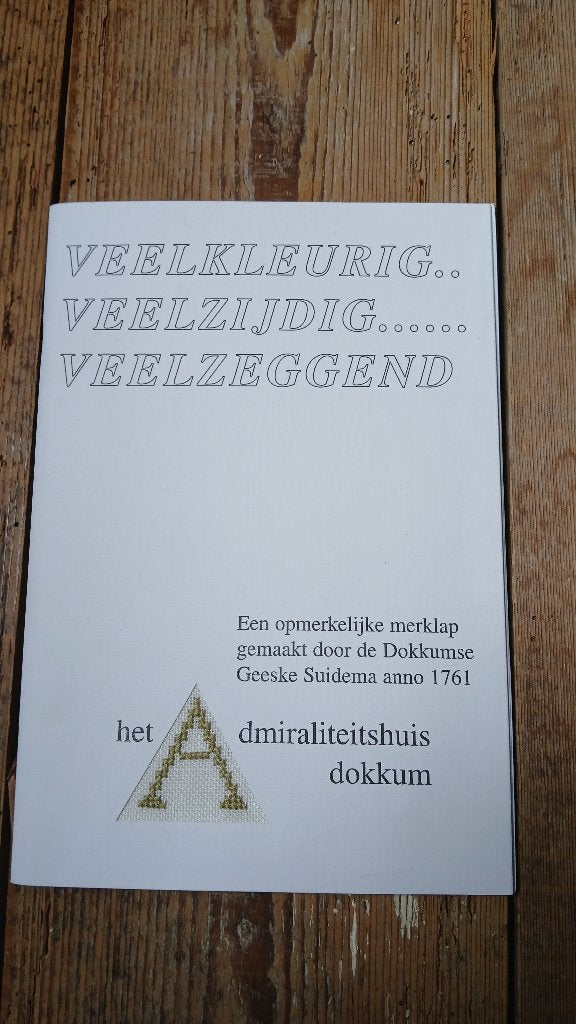 Merklap Admiraliteitshuis Dokkum, Ophalen, Zo goed als nieuw, Handborduren, Overige typen