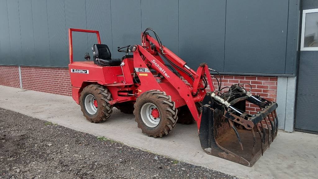 nette schaffer 442 shovel met pelikaan bak 442 (bj 1995), Wiellader of Shovel