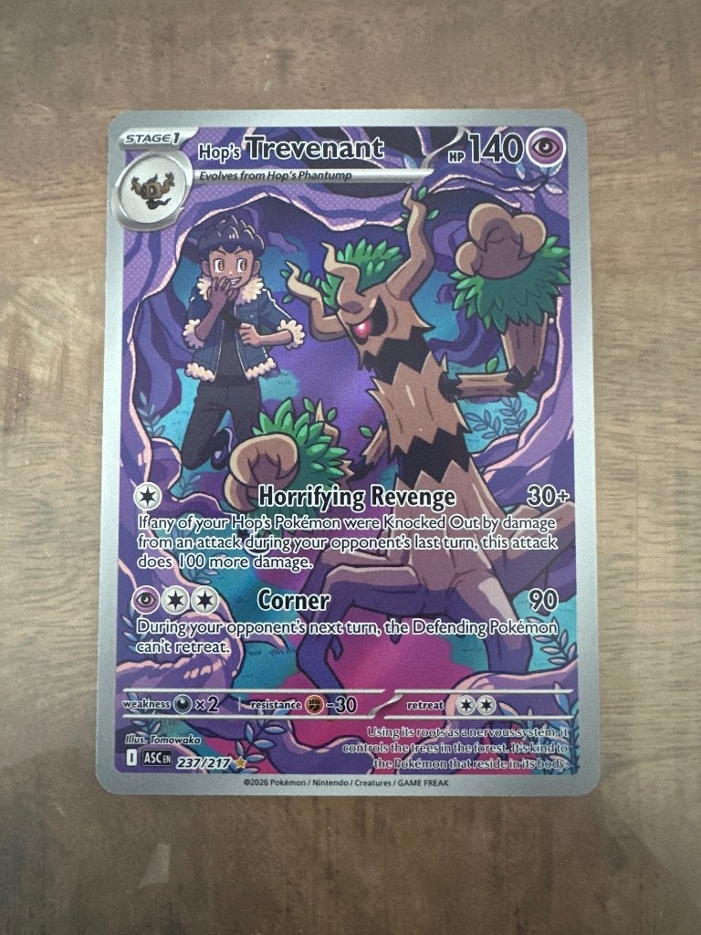 Hop’s Trevenant (237, Ascendend Heroes), Ophalen of Verzenden, Zo goed als nieuw, Losse kaart