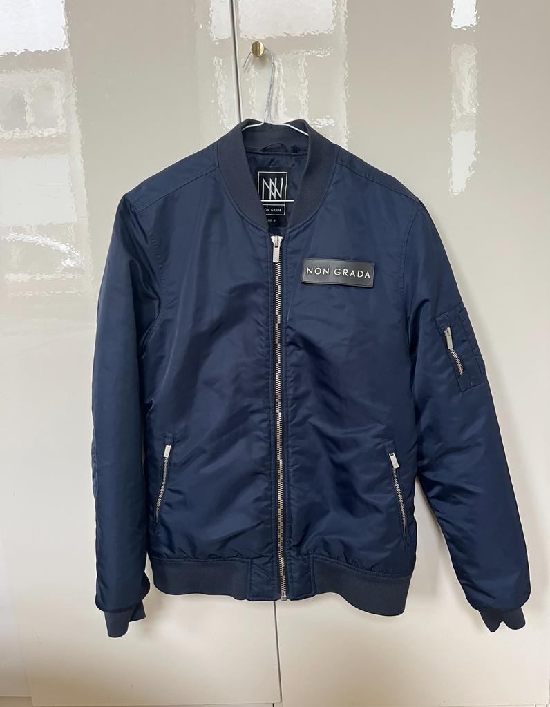 Donkerblauwe bomberjack van The Sting, Ophalen of Verzenden, Zo goed als nieuw, Maat 48/50 (M), Blauw