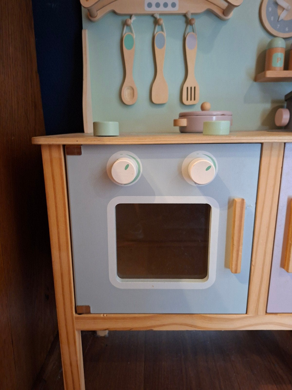Houten Speelkeuken Pastelkleuren met Accessoires, Ophalen